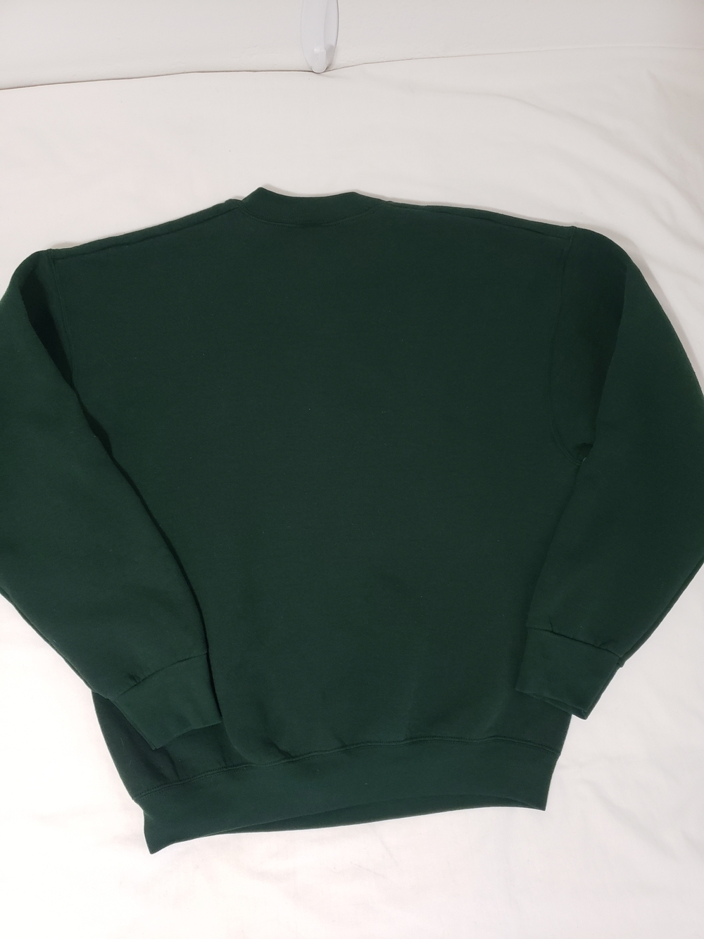 Vintage 90s Jackson Hole Wyoming Fruit of the Loom Green Sweatshirt USA L - Picture 4 of 8